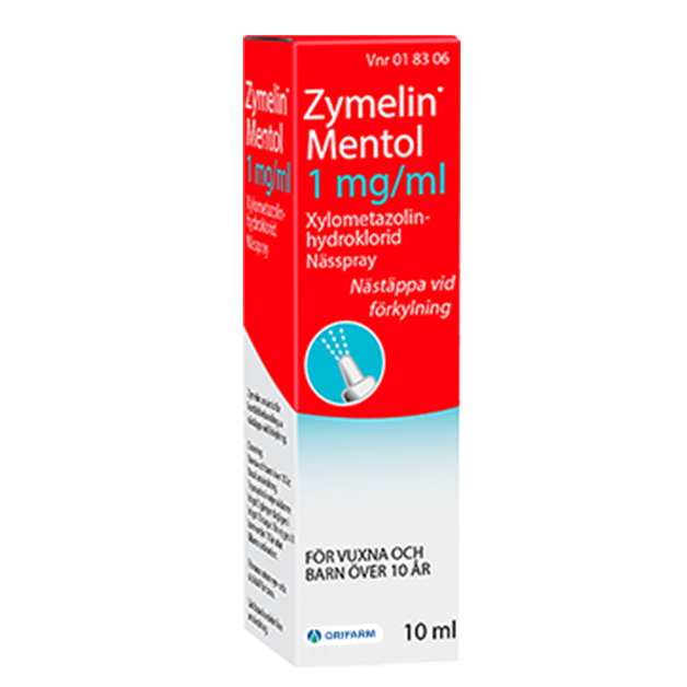 Zymelin Mentol nässpray 1 mg/ml 